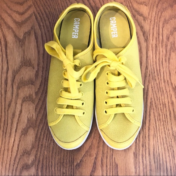 Camper Mallorca, Yellow Sneakers, Men’s Size 40/US 7.5 - Picture 2 of 10